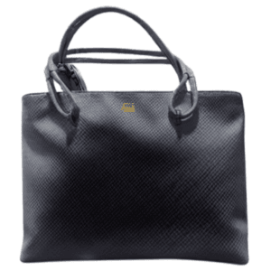 Asali Grid Tote in Jet Black