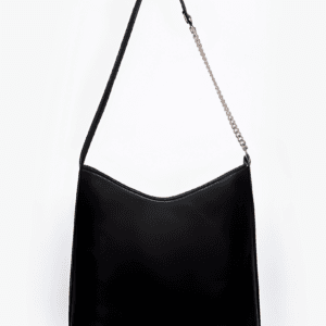 Asali Drape Bag in Jet Black